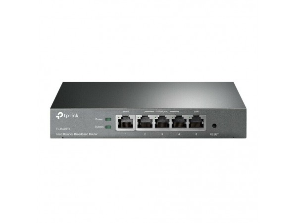 Brand NEW TP-Link TL-R470T+ 5Port 10/100 Load Balance Broadband Router Multi WAN
